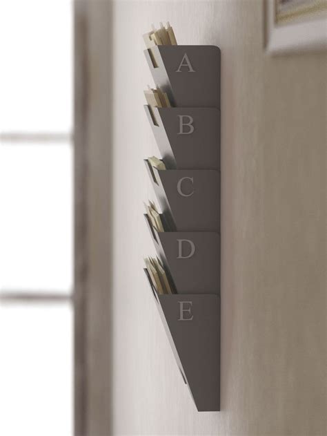 wall mounted paperwork holder.